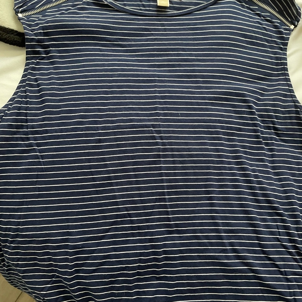 micheal kors striped shirt